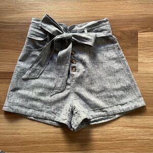 Denim High Waist Shorts